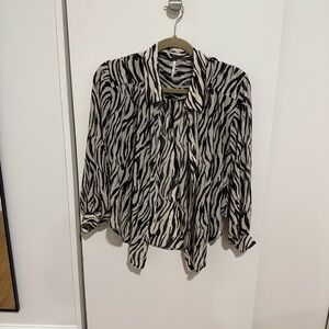 Free People Button Down Blouse